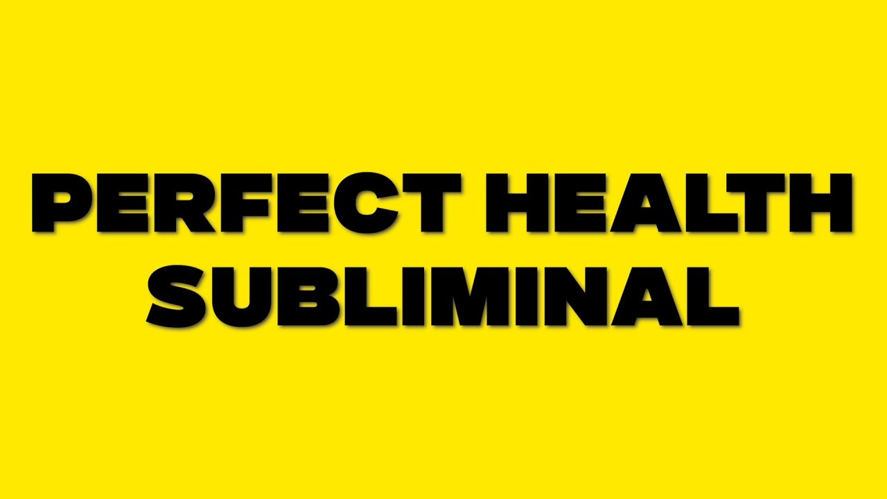 ⁎⁺˳✧༚☆ perfect health subliminal ☆༚✧⁎⁺˳