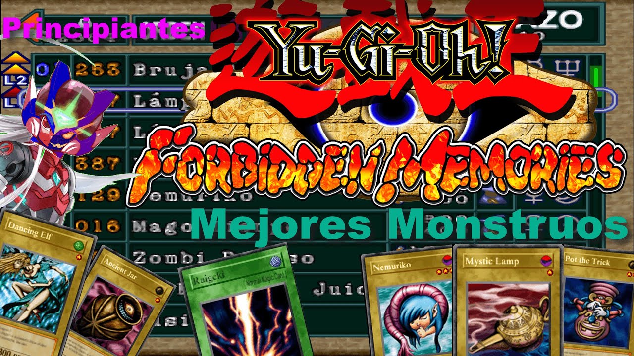 Yu-Gi-Oh! Forbidden Memories: Guía Mejores Cartas + Códigos de compra (Antiguo Egipto)