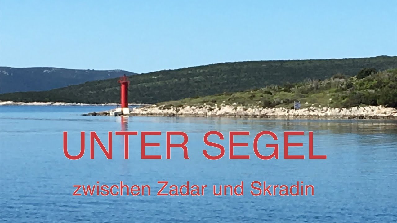 Unter Segel zwischen Zadar und Skradin