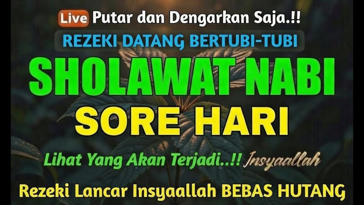 Amalan Sholawat Jibril 1000x Rahasia Rezeki Deras Mengalir