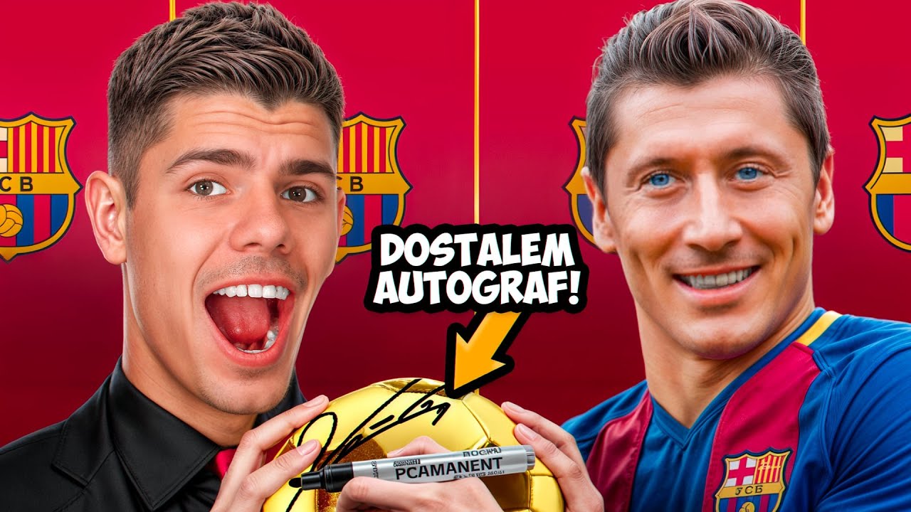 ROBERT LEWANDOWSKI DAŁ MI AUTOGRAF 🔥