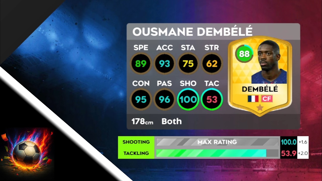 DLS 26 ⭐ | 🔴 CF | UPGRADE MAX OUSMANE DEMB&Eacute;L&Eacute; (86) 💥