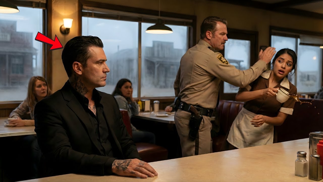 Corrupt Sheriff Slapped the New Waitress — The Mafia Boss Saw It and Made Him Regret