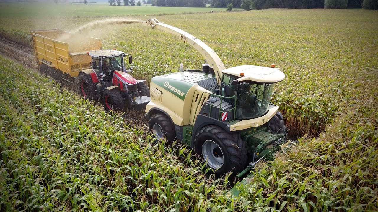 Mais 2022 | Krone Big X 680 | Loonbedrijf Beute | Massey Ferguson 8S | Harvest | Ernte | Silage