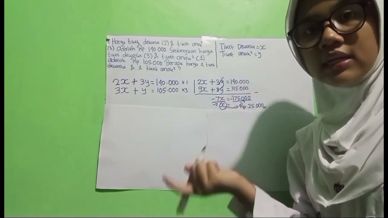 SPLDV oleh Neysa kelas 9.6