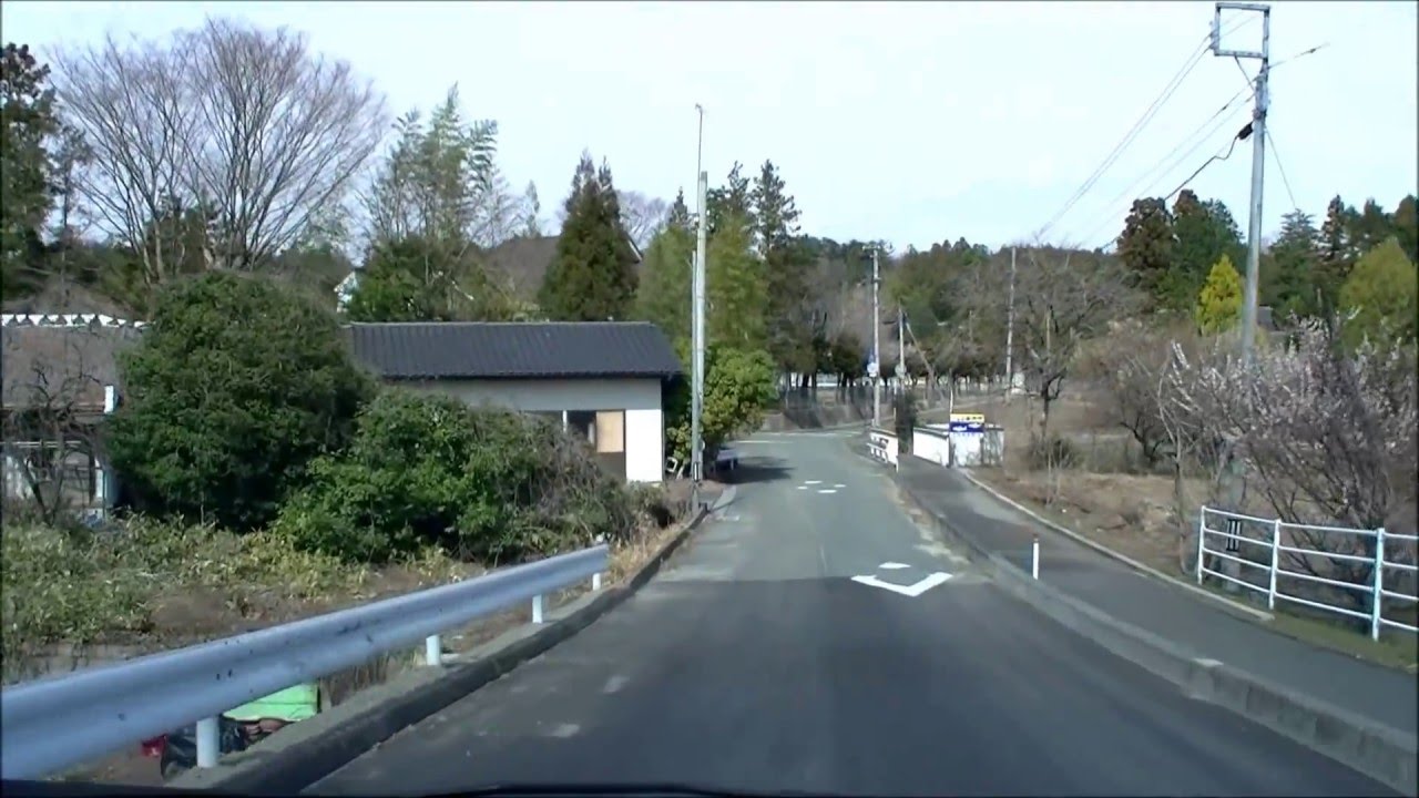 [車載動画]浪江町井手地区～大堀地区～小野田地区