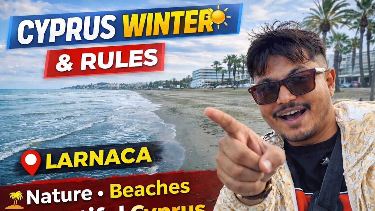 𝗪𝗶𝗻𝘁𝗲𝗿 𝗶𝗻 𝗖𝘆𝗽𝗿𝘂𝘀 ❄️ | 𝗟𝗮𝗿𝗻𝗮𝗰𝗮 𝗕𝗲𝗮𝗰𝗵, 𝗡𝗮𝘁𝘂𝗿𝗲 & 𝗖𝘆𝗽𝗿𝘂𝘀 𝗥𝘂𝗹𝗲𝘀 | 𝗥𝗲𝗮𝗹 𝗟𝗶𝗳𝗲