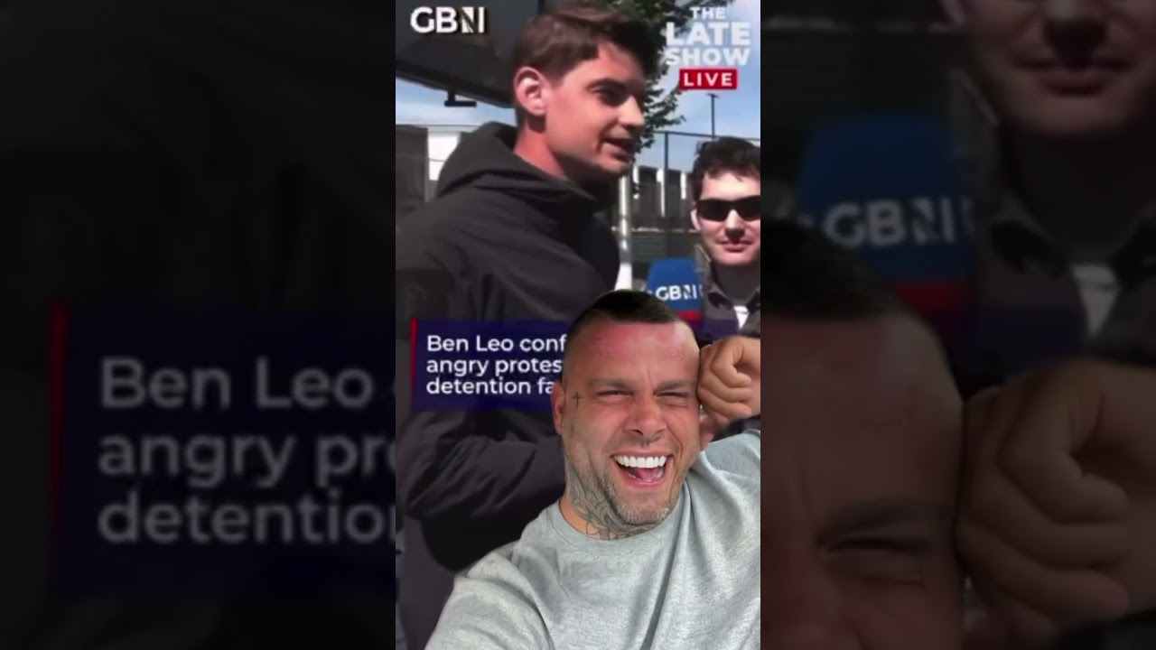 СМОТРИТЕ: Ведущий GBNews Бен Лео подвергается агрессивной атаке со стороны невменяемого американс...
