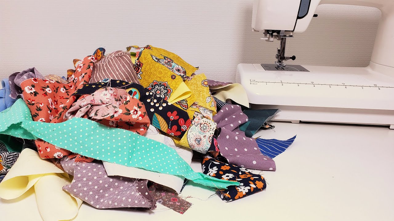 DIY. 3 идеи пошива из остатков ткани. Пэчворк для начинающих.