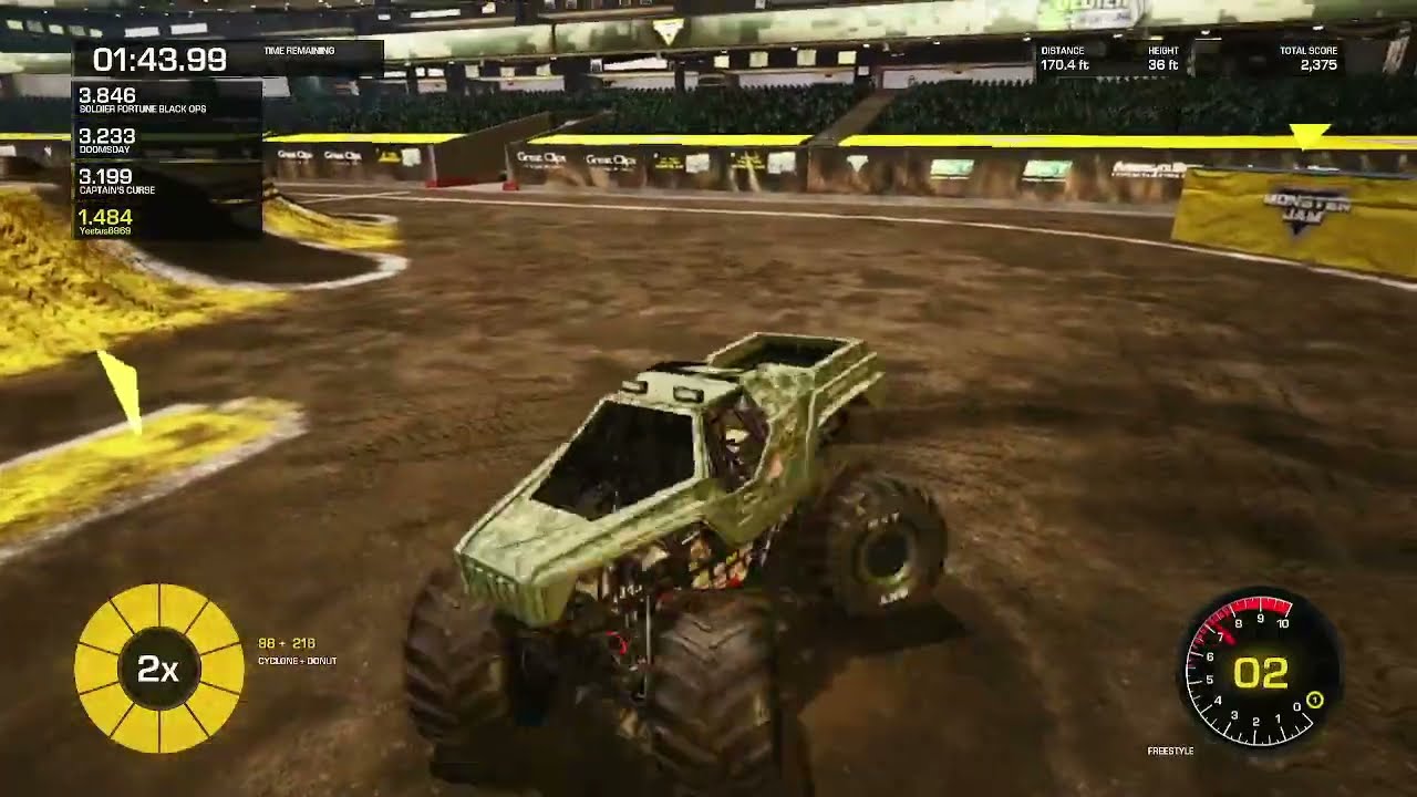 Back at it in Monster Jam steel titans