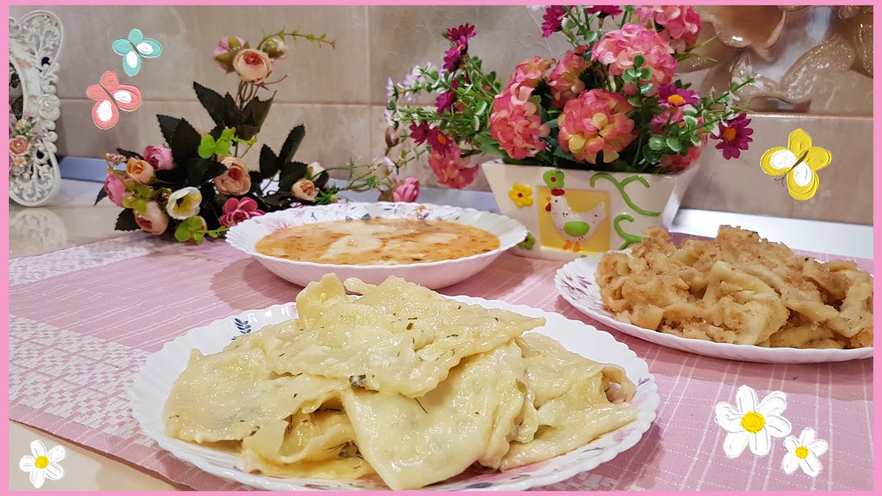 Taște cu Brânză și Mărar | Colțunași cu Brânză Sărată și Smântână | Supă pe Taște și cu Pesmet 🥟