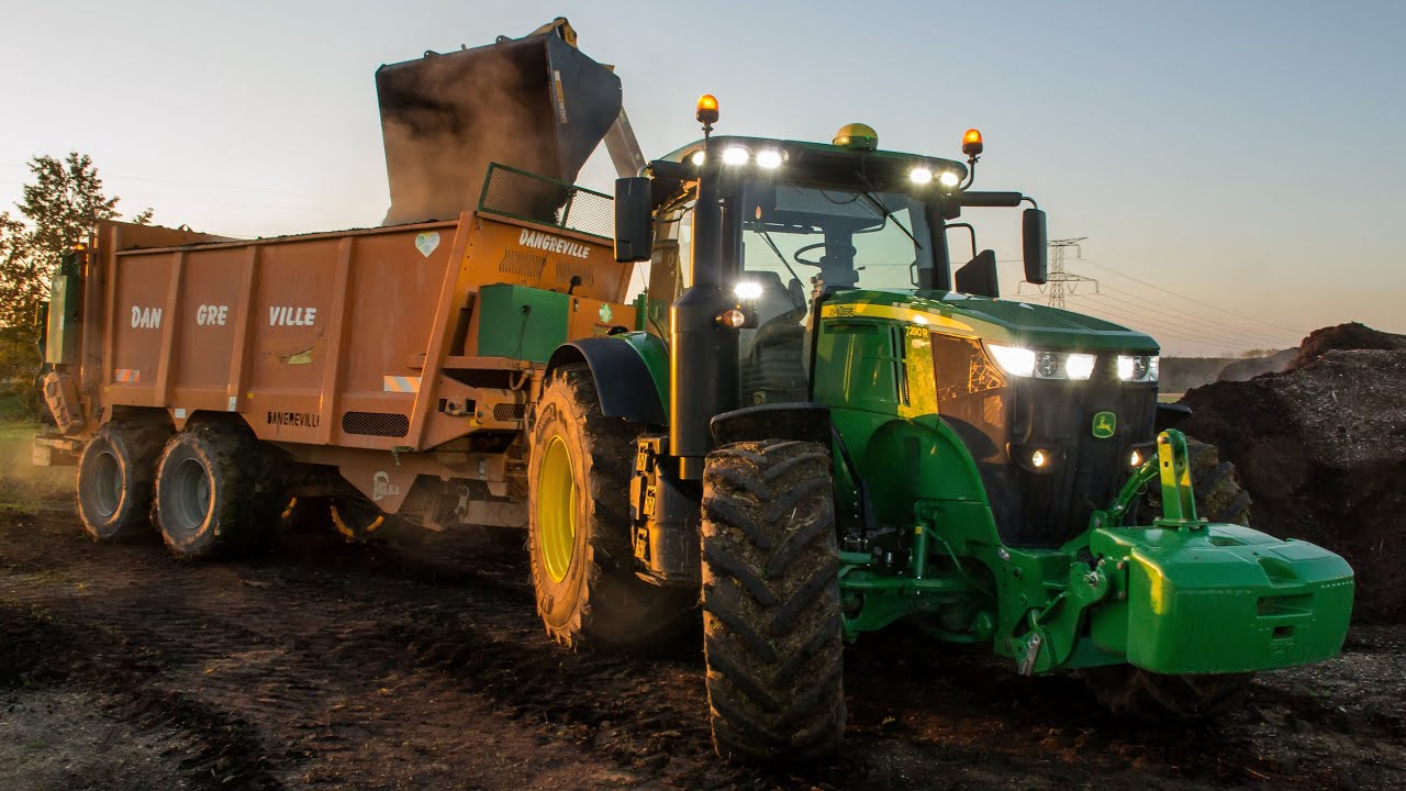 Épandage 2020 - John Deere 7290R - Dangreville - ETA Jérôme Martineau