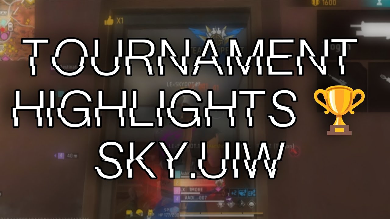 TOURNAMENT HIGHLIGHTS 🏆🚀 -SKY.UIW -IQOOZ10X 🫠