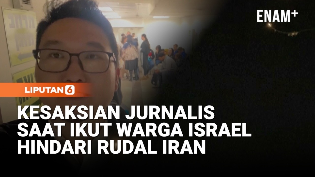 Warga Israel Berlarian Ke Bunker, Iran Lepaskan Gelombang Rudal | Liputan6