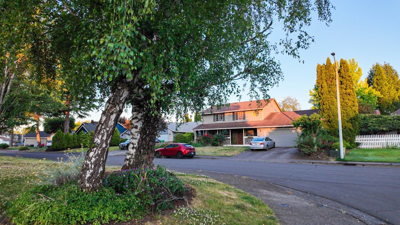 Sunrise Serenity Walk Through Hillsboro, Oregon Neighborhood