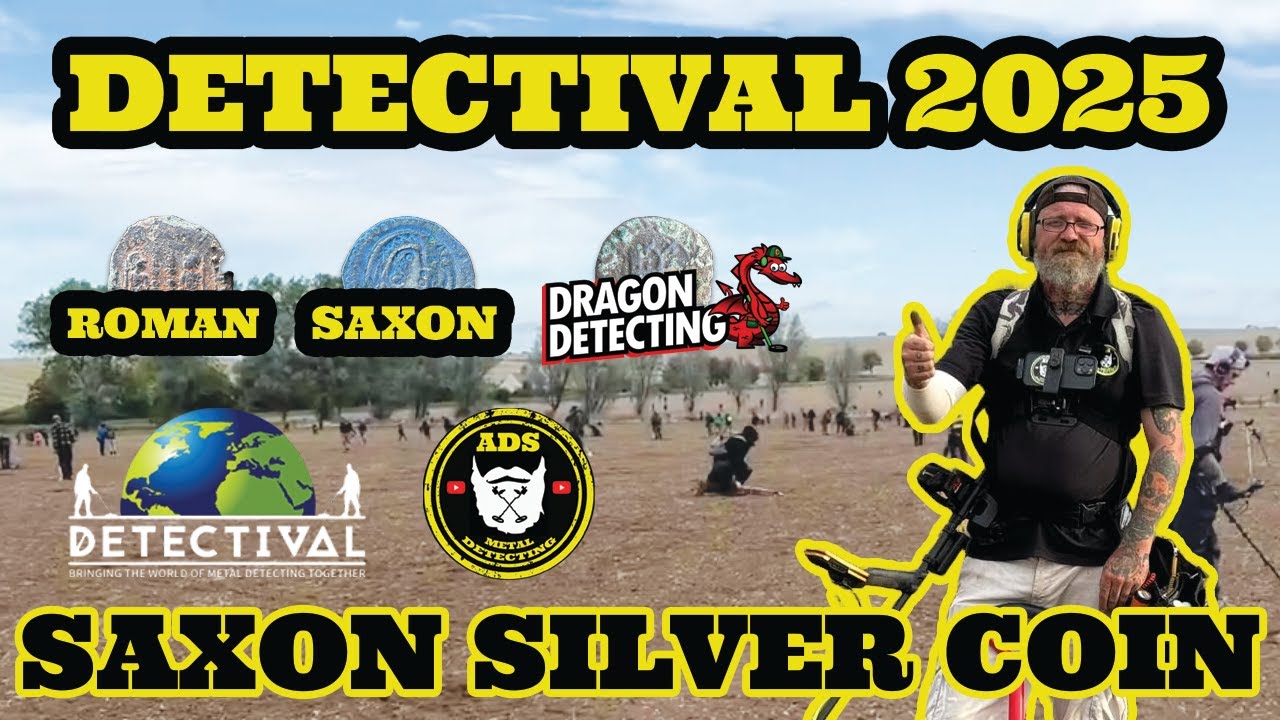 Detectival 2025 - I Found a Saxon Silver Coin - Metal Detecting UK - #Detectival #MetalDetecting