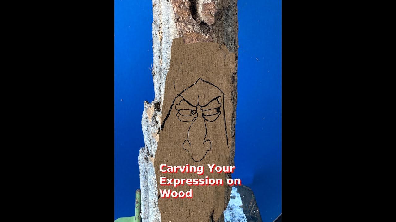 Woodcarving/ Carve Your Expressions On Your Wood Spirits Part 1