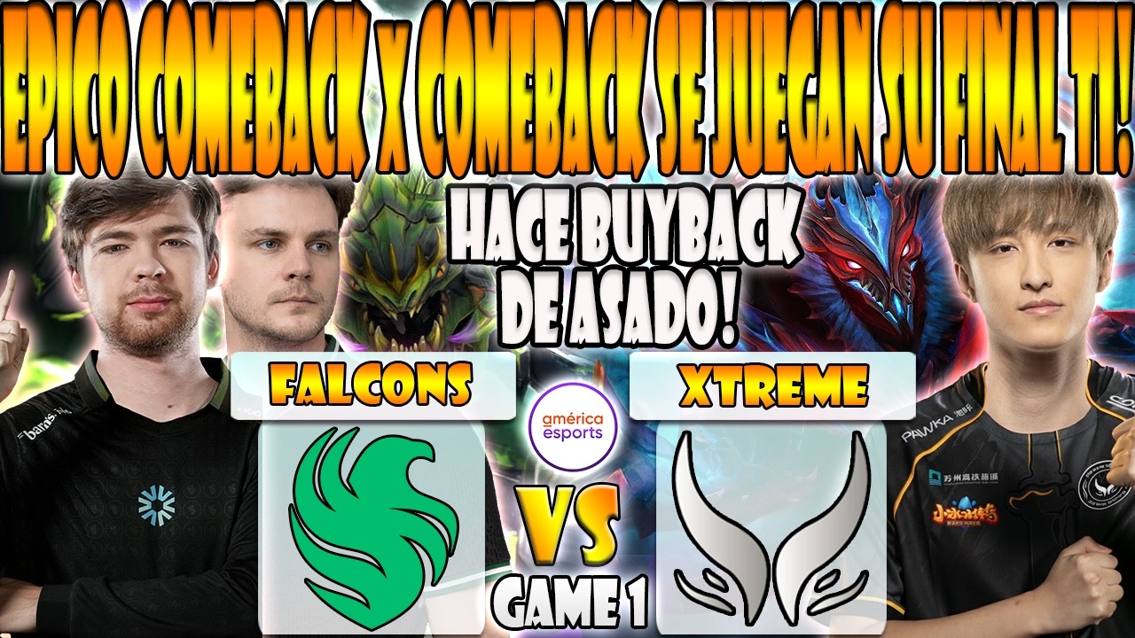 FALCONS vs XTREME GAMING BO3[GAME 1]AME, NOTHINGTOSAY VS MALR1NE, SKITER,VAZYA-DREAMLEAGUE SEASON 28