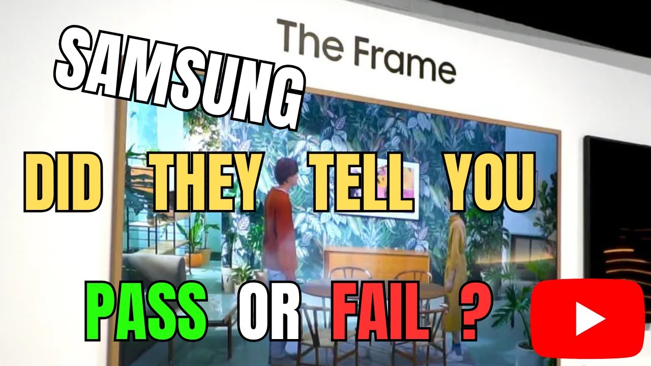 SAMSUNG Frame TV Review - Did they tell you this ?