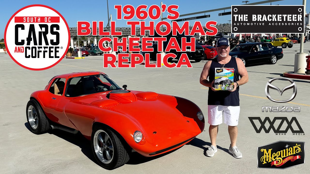 РЕПЛИКА БИЛЛА ТОМАСА CHEETAH 1960-Х ГОДОВ - South OC Cars and Coffee.