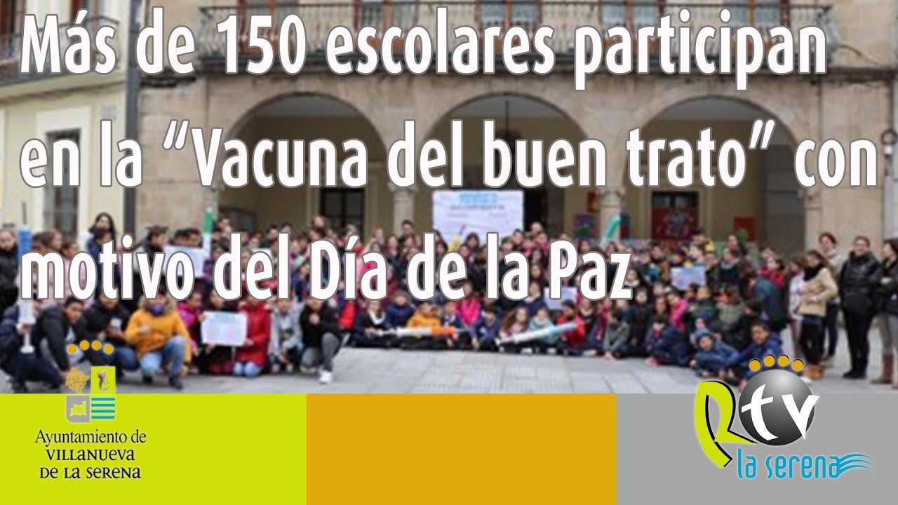 “Vacuna del buen trato” con motivo del Día de la Paz