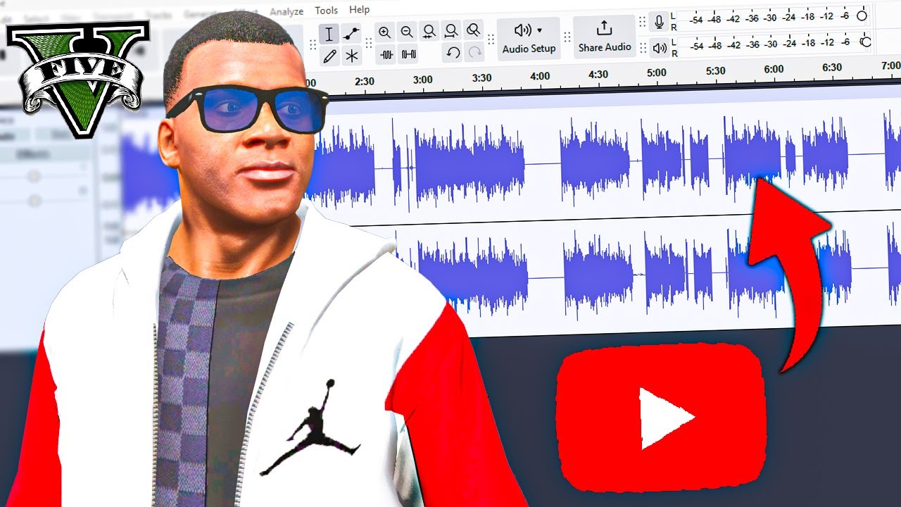 How to Record Voice for GTA 5 Gameplay with Audacity | Step-by-Step Guide | 2025