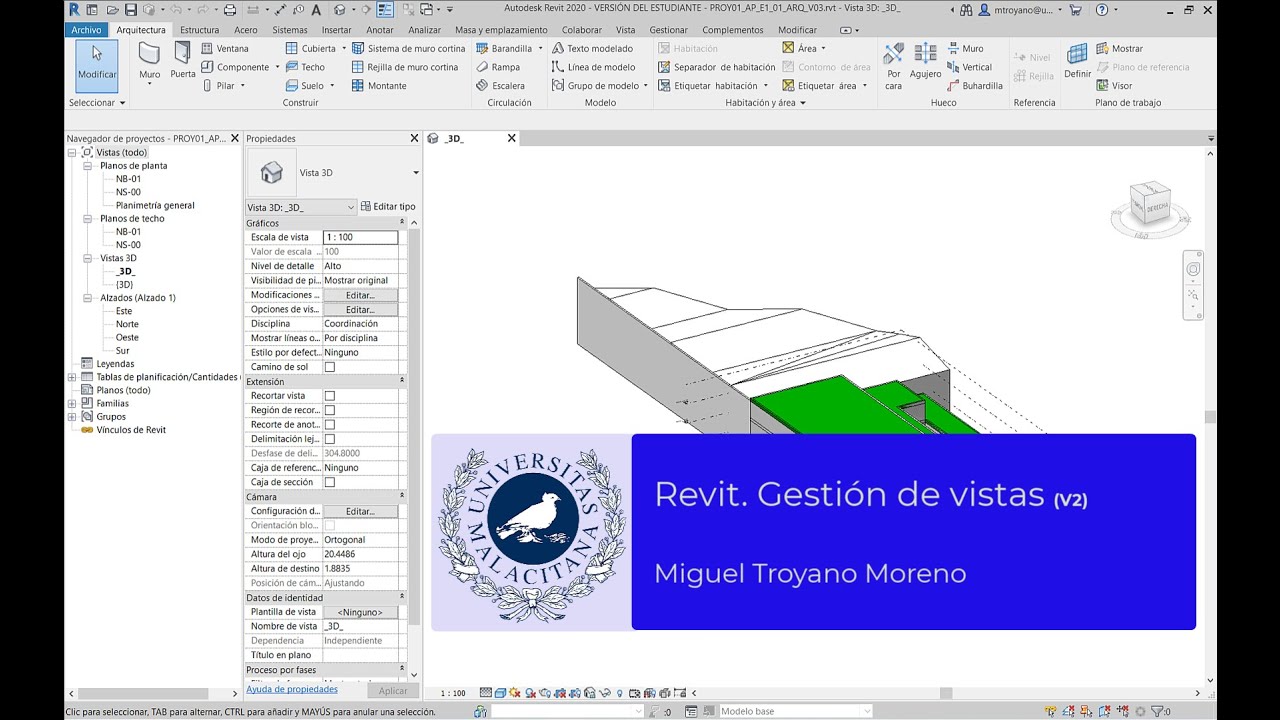 Revit. Gestión de Vistas (V2)