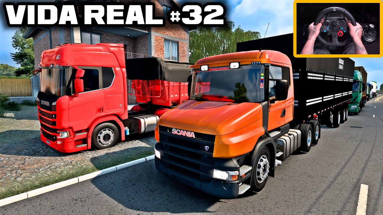 BOTANDO PRESS&Atilde;O EM COMBOIO - EURO TRUCK SIMULATOR 2 ONLINE - VOLANTE G29