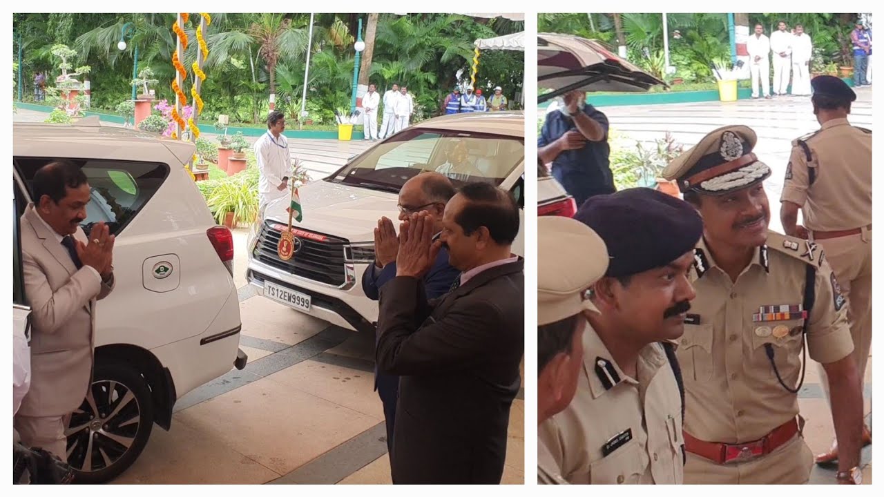 High Court Judges,IAS, IPS and other VVIP's Grand Entry at Raj Bhavan