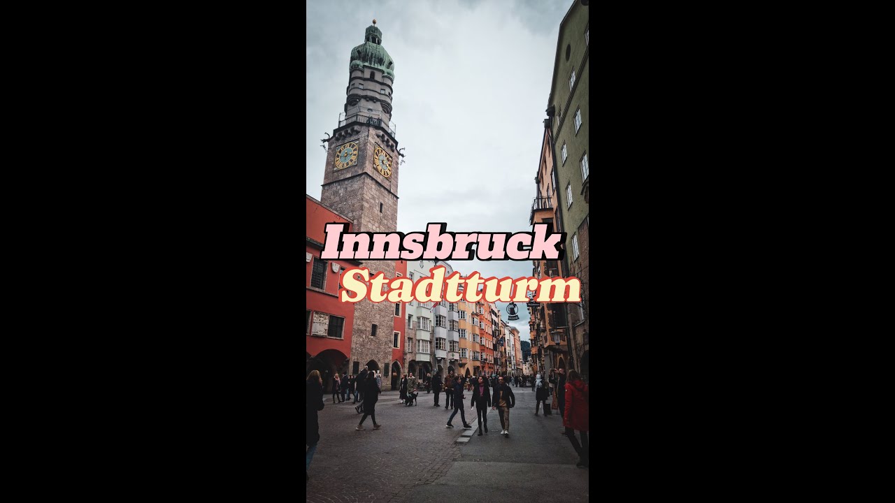 Join me to Explore one of Innsbruck's landmarks:  The Stadtturm #innsbruck #austria #tirol #views