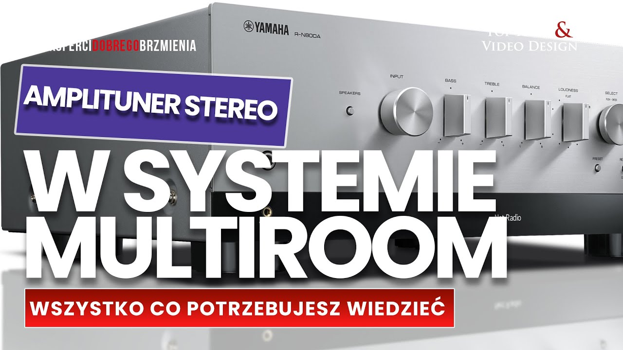 Amplituner stereo w systemie multiroom