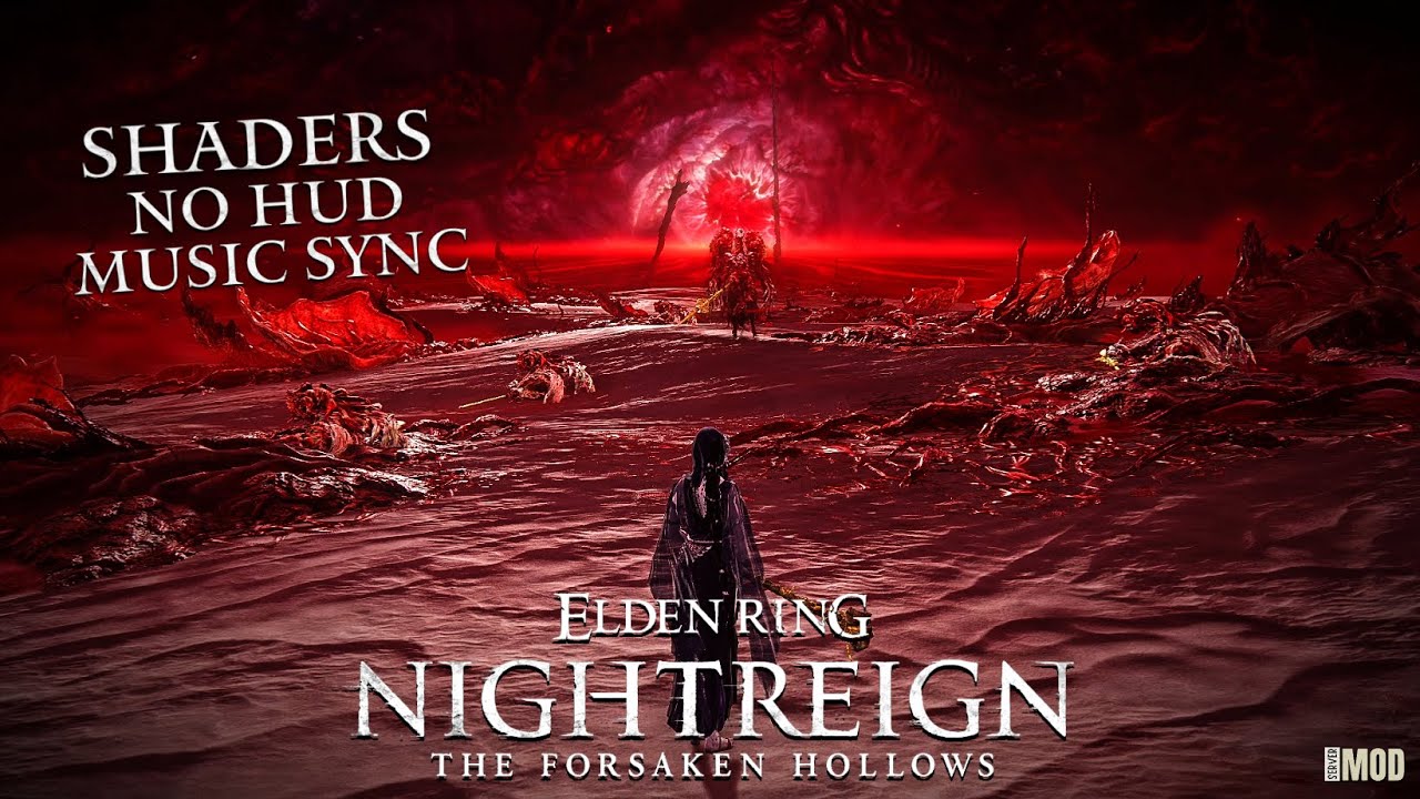 Everdark Harmonia Cinematic Fight (No HUD, Shaders, Music Sync, Inc FOV) | Elden Ring Nightreign DLC