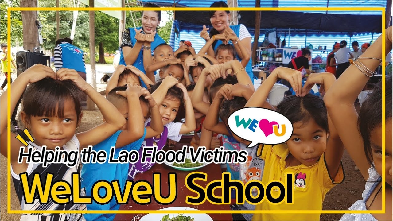 [WeLoveU] Chairwoman Zahng Gil-jah, Hope to the Lao Flood Victims
