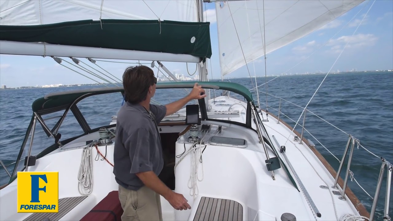 Forespar Whisker Pole Downwind Sailing with Genoa