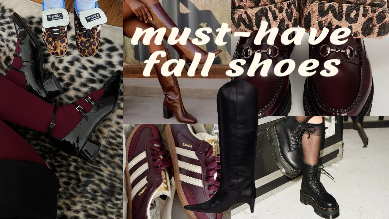 5 fall footwear essentials | what you need in your shoe rotation👢