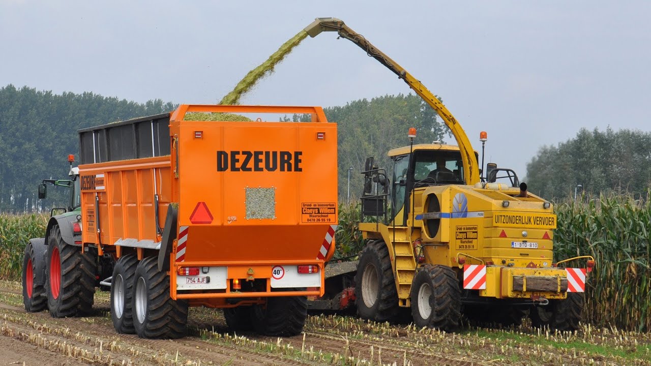 New Holland FX50 - Loonwerken Willem Claeys - mais 2013