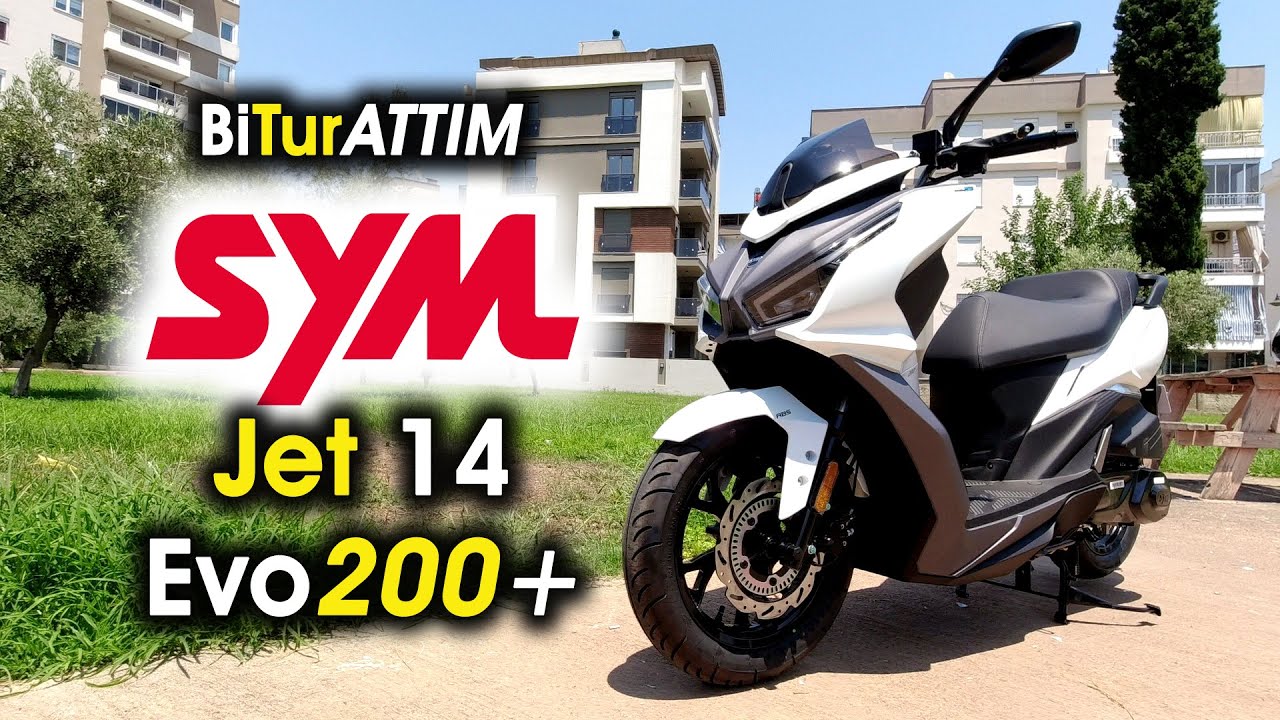 SYM Jet 14 Evo 200 Plus İle 