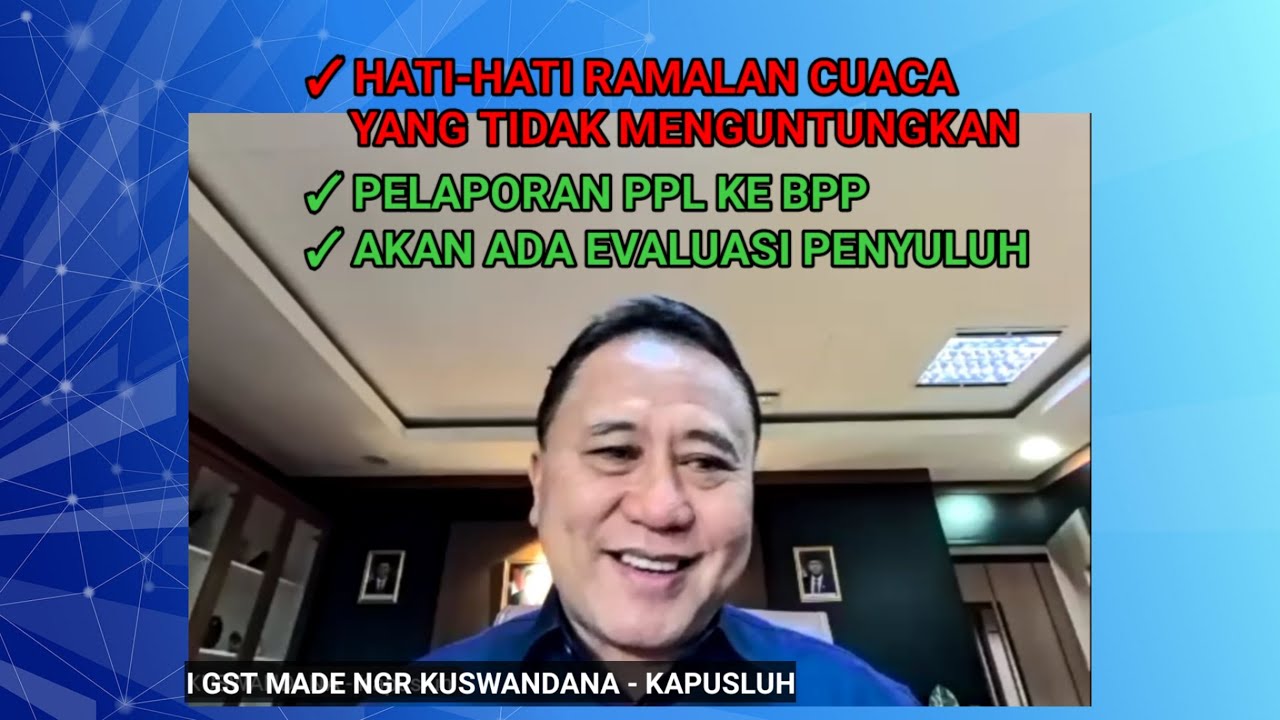 Kapusluh : Akan Ada Evaluasi Pelaporan Penyuluh | Apel Penyuluh Pertanian 20-01-2026