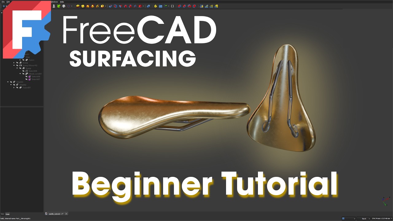 FreeCAD Surfacing: полное руководство для начинающих