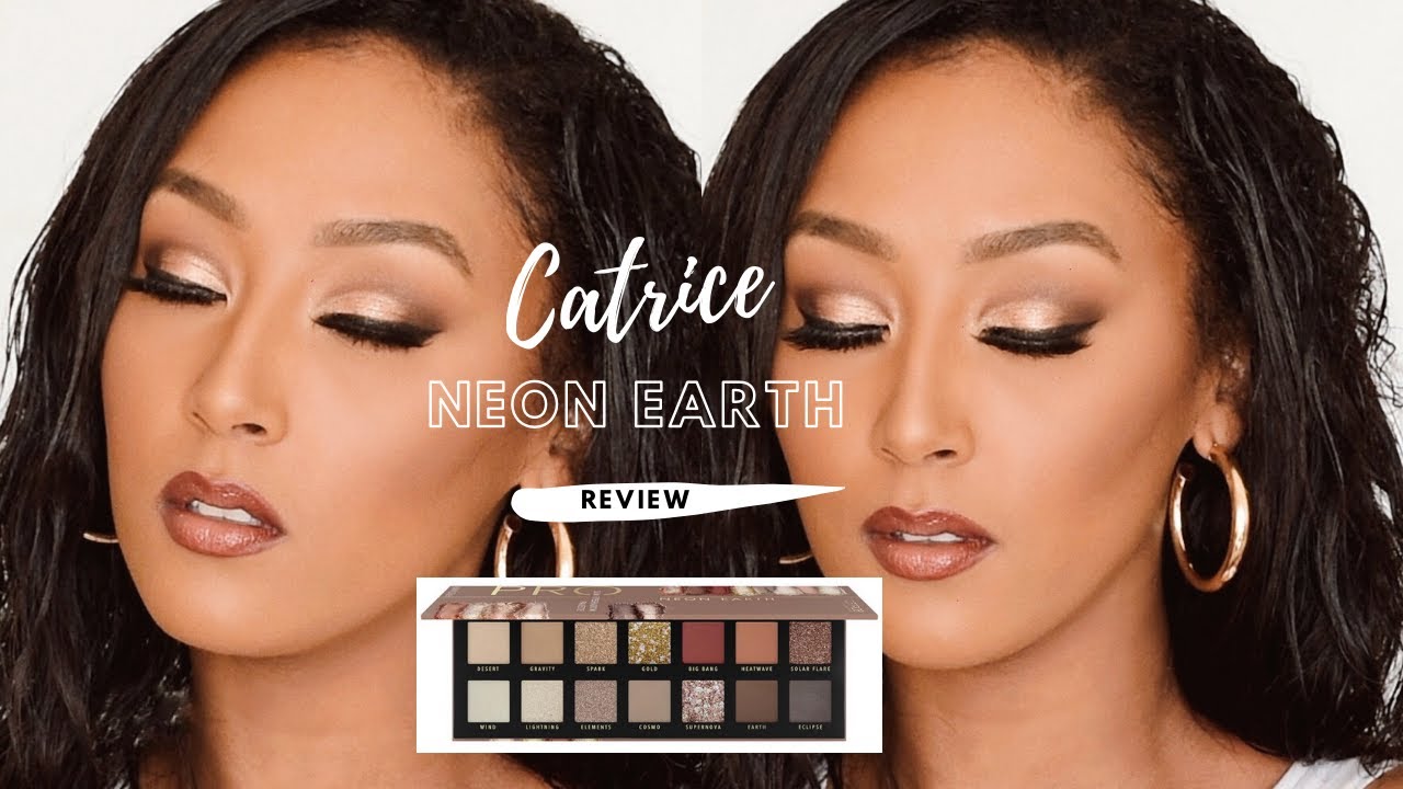 CATRICE PRO NEON EARTH EYESHADOW PALETTE : review & demo