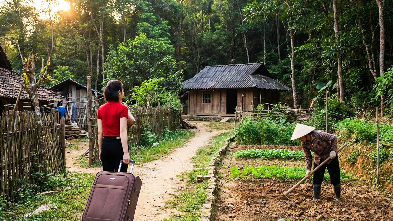 Female CEO Left the City to Return Home, Cleaned Her Old House & Renovated the Garden