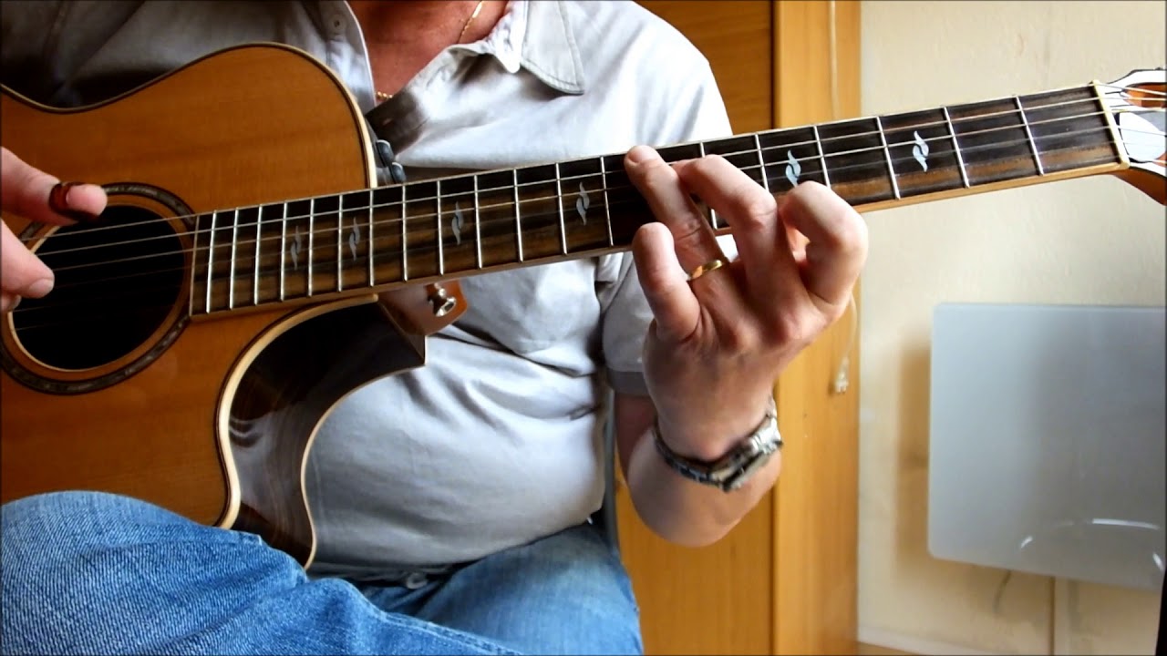 Mes emmerdes. Fingerstyle guitare. Charles Aznavour