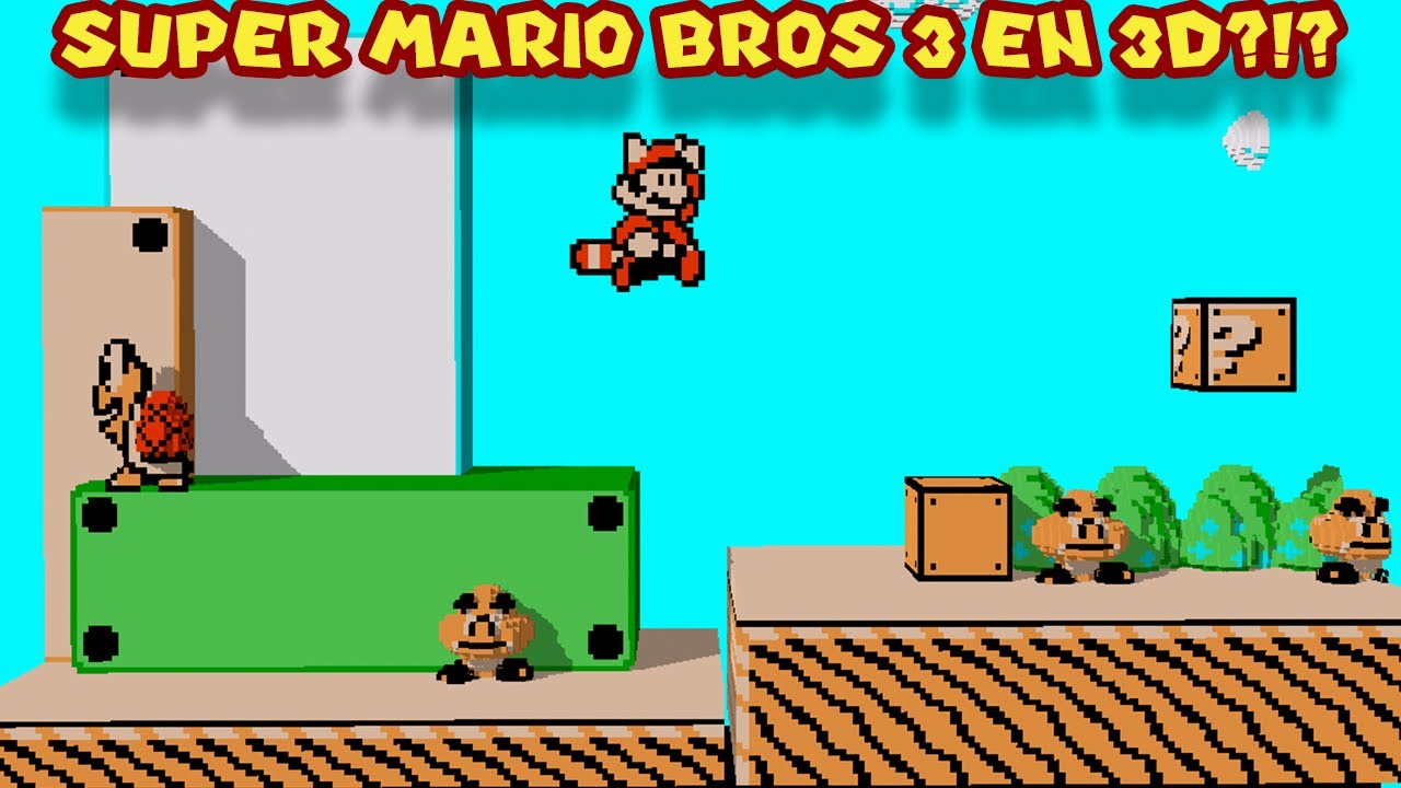Super Mario Bros 3 EN 3D ?!? - Mario 3 3D con Pepe el Mago
