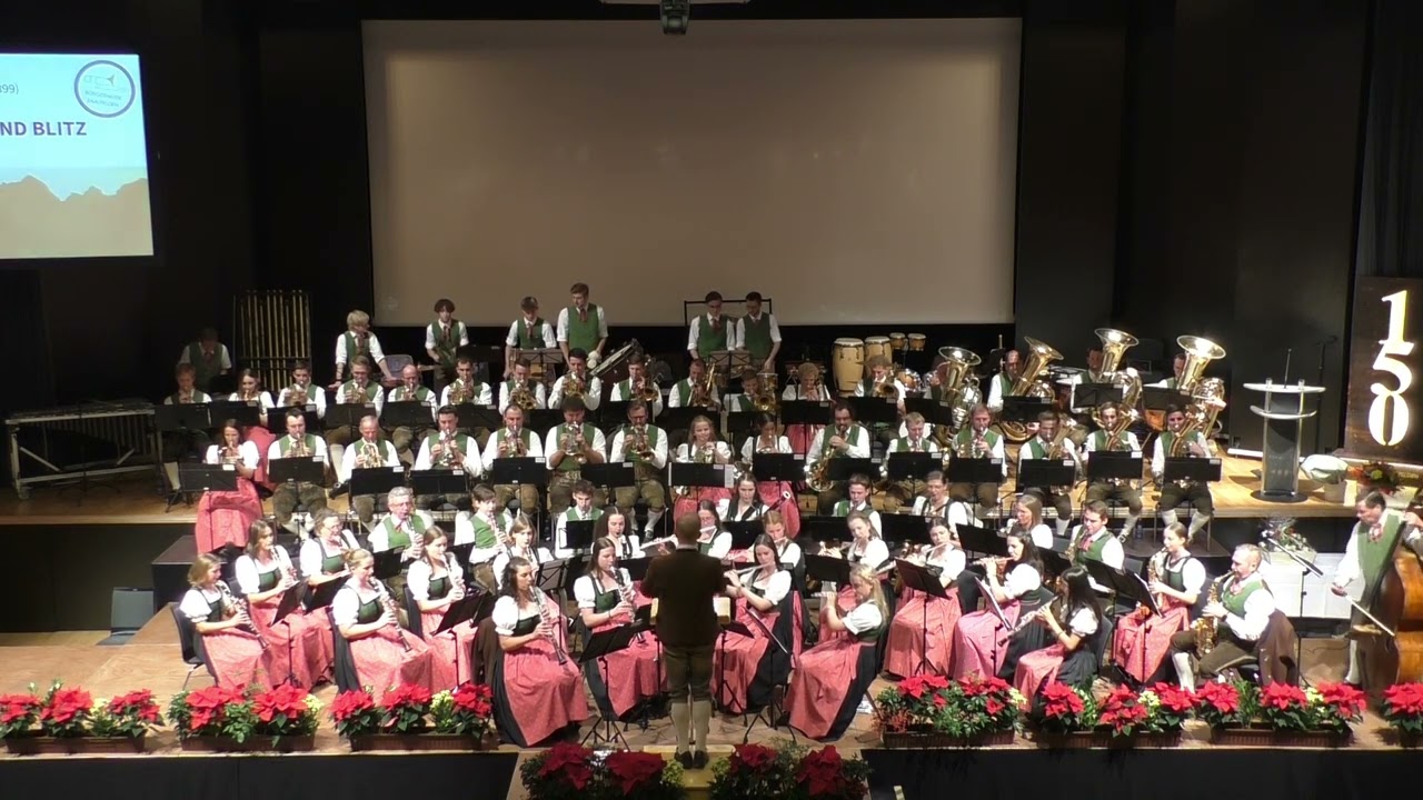 Unter Donner und Blitz, Bürgermusik Saalfelden, Cäciliakonzert 2022