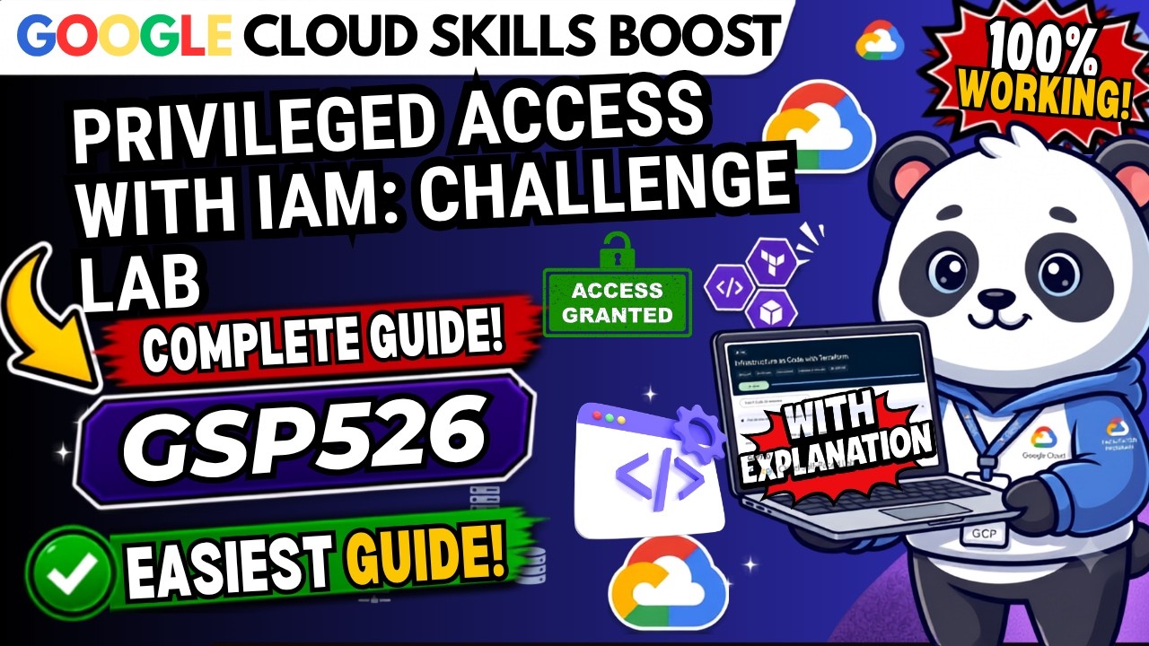 Privileged Access with IAM: Challenge Lab || Lab Solution || #GSP526 #qwiklabsarcade2026