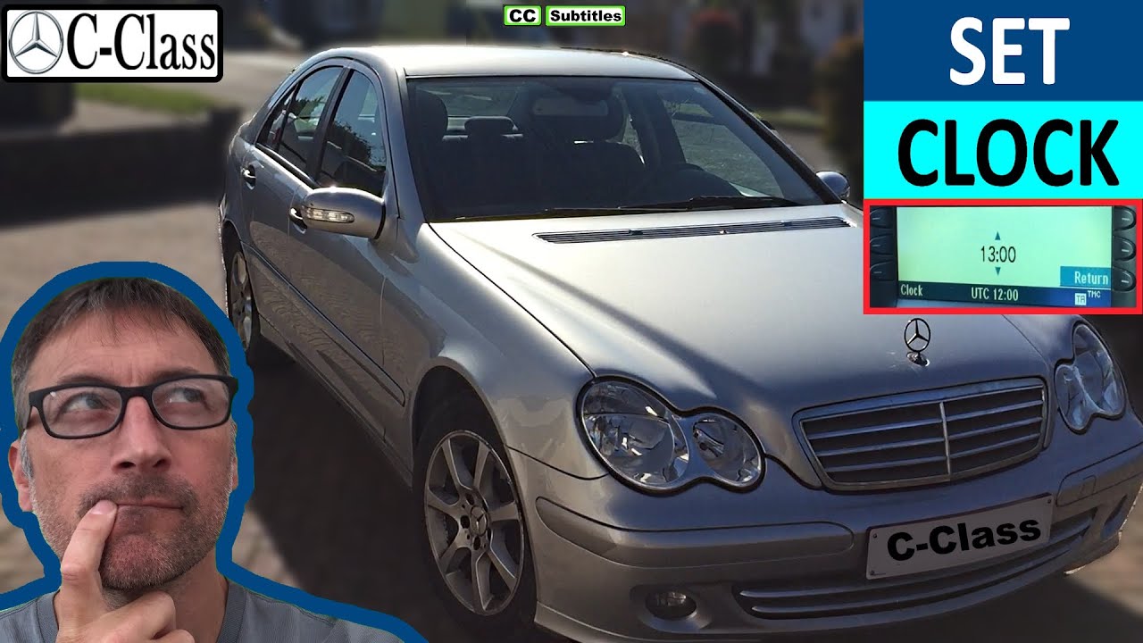 Как установить часы на Mercedes C-Class - Как установить время на Mercedes C-Class