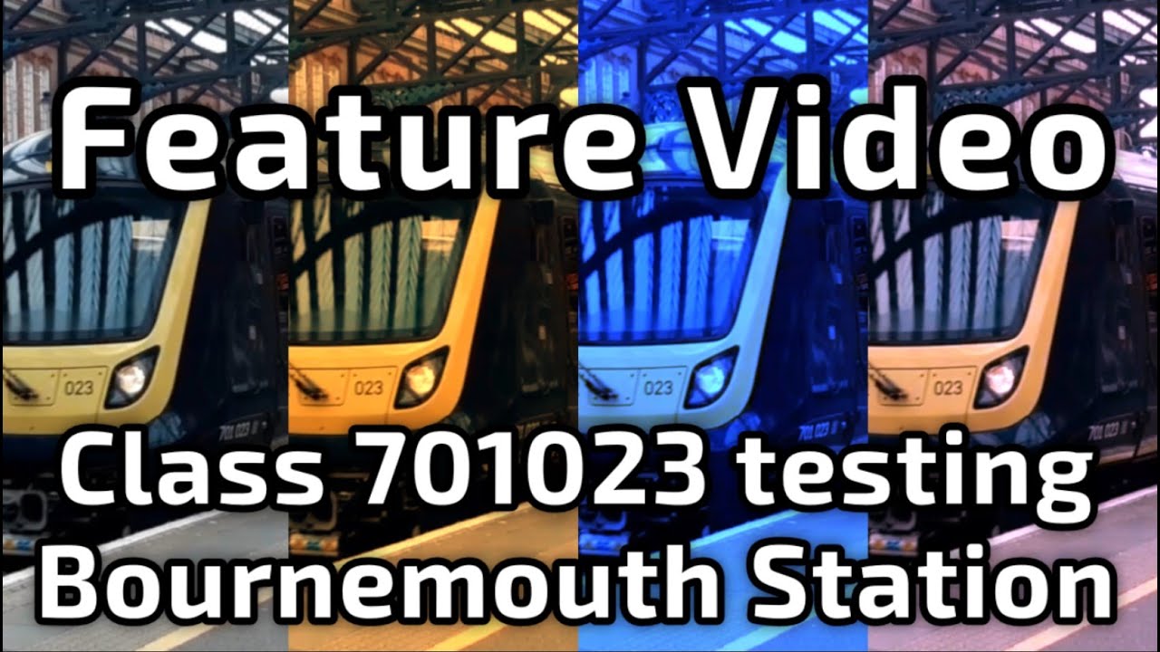 Feature Video - SWR Class 701 at Bournemouth Station - South Western Mainline test - 5Q50 - 21/03/22