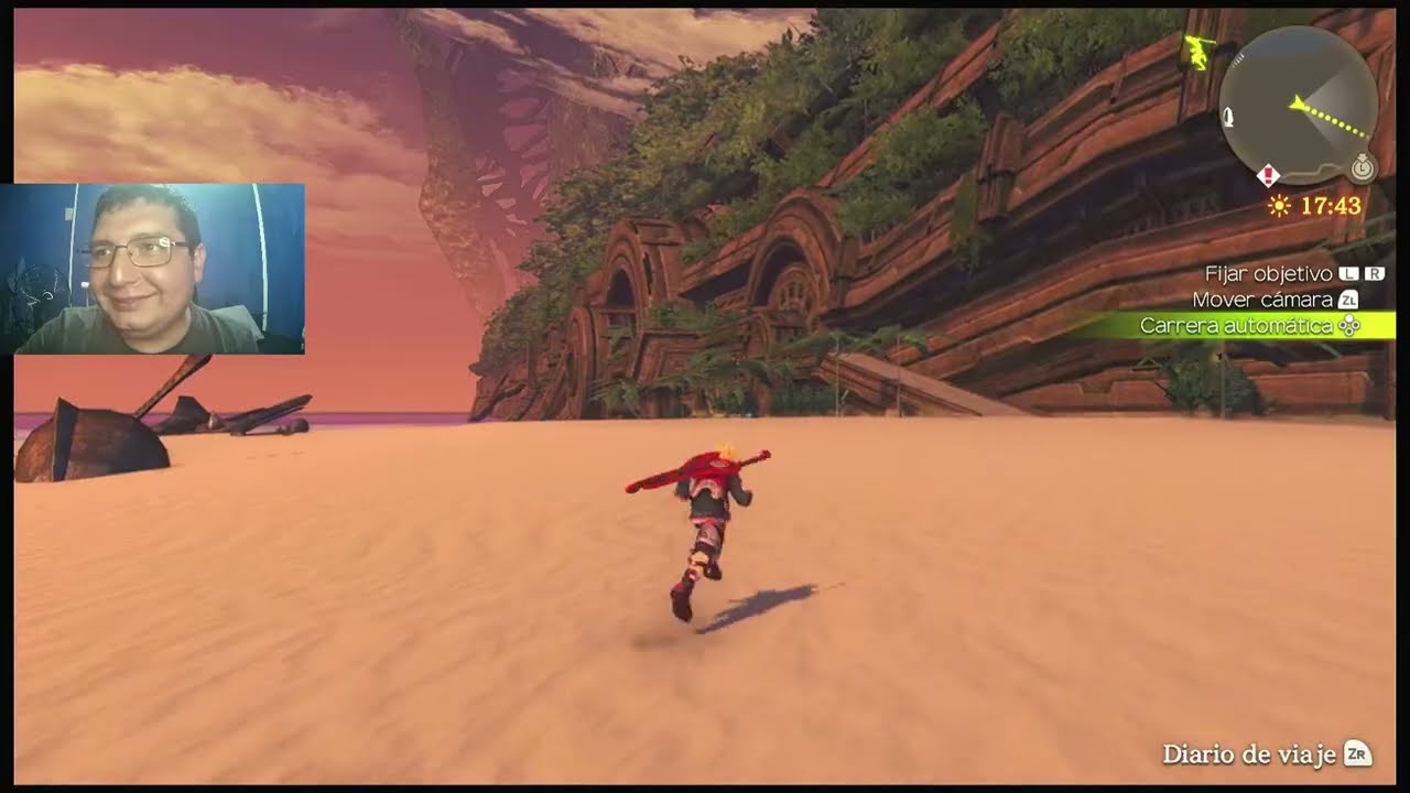 gameplay de Xenoblade Chronicles D.E (en español) #12: varados en una playa