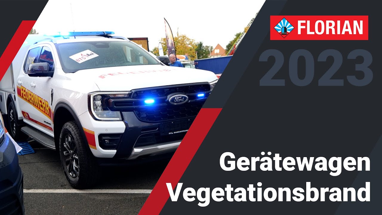 Kleiner Pickup - viel Beladung! Gerätewagen von Brandschutztechnik Stolpen