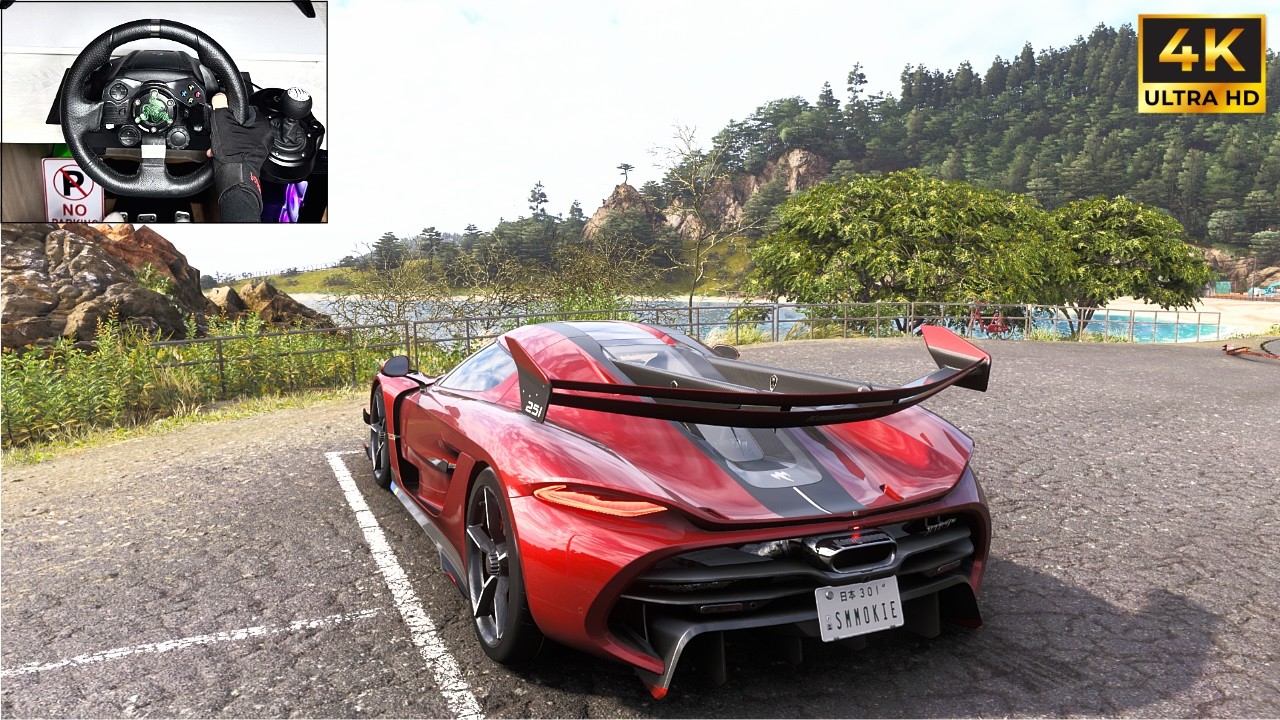 1640HP Koenigsegg Jesko | Forza Horizon 6 | Logitech g923 Gameplay 4K